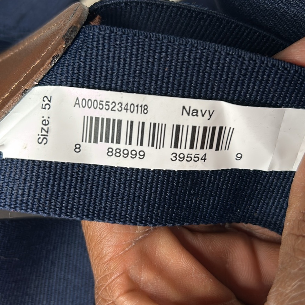 NWT CARHARTT navy blue rugged flex suspenders. Size 52. - Picture 9 of 9